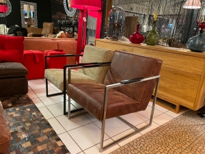 Nr. 81 I Angebot SALE % / Het Anker Sessel Bibi / Leder / Ausstellungsware sofort verfügbar